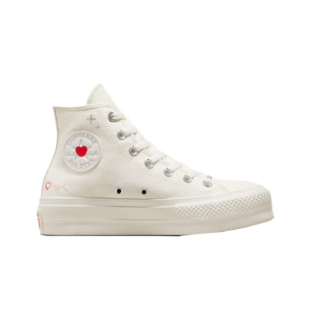 Converse Chuck Taylor All Star Lift Hi Y2K Heart Egret Women s